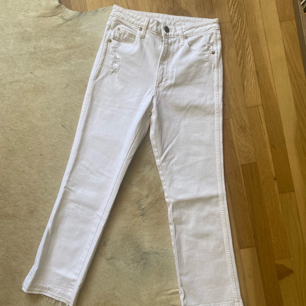 AMO White Denim Jeans